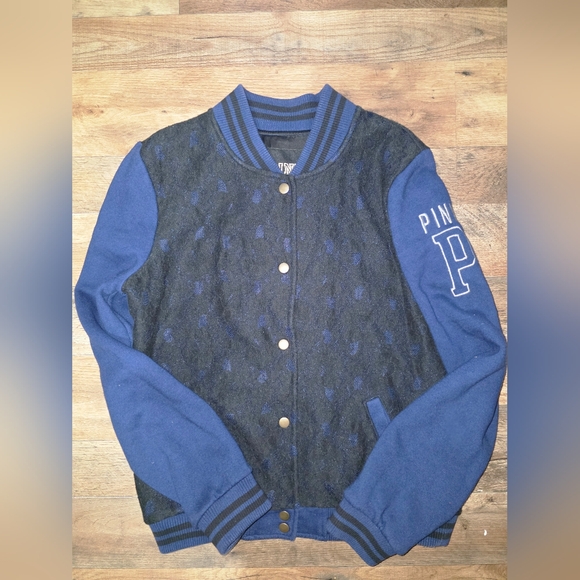 Victorias Secret Varsity Jacket - Picture 1 of 3